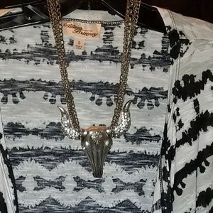 Bull head necklace